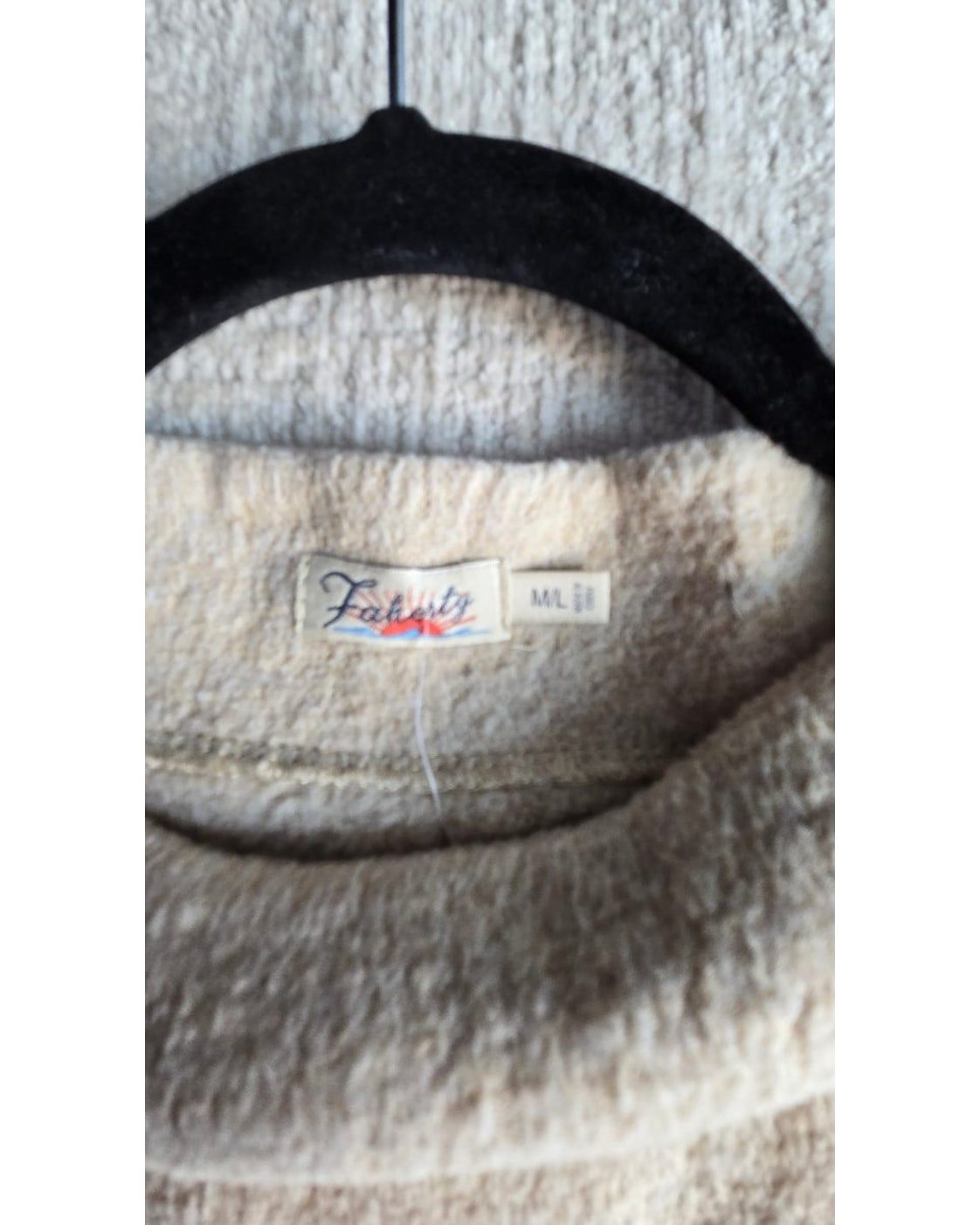 Faherty Striped Knit Poncho Sweater