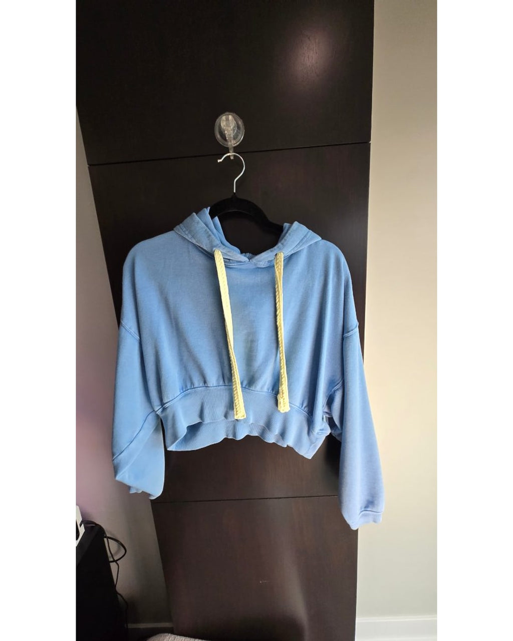 daily practice Cropped Drawstring Hoodie
