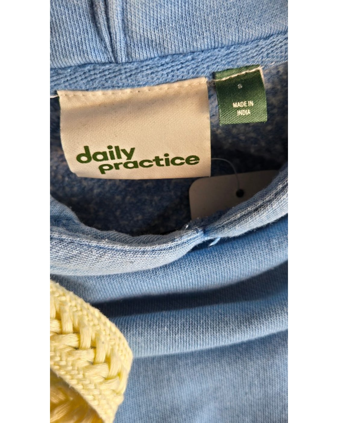 daily practice Cropped Drawstring Hoodie