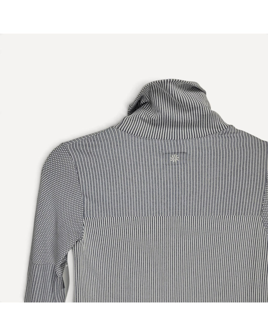 ATHLETA Striped Seamless Turtleneck Top
