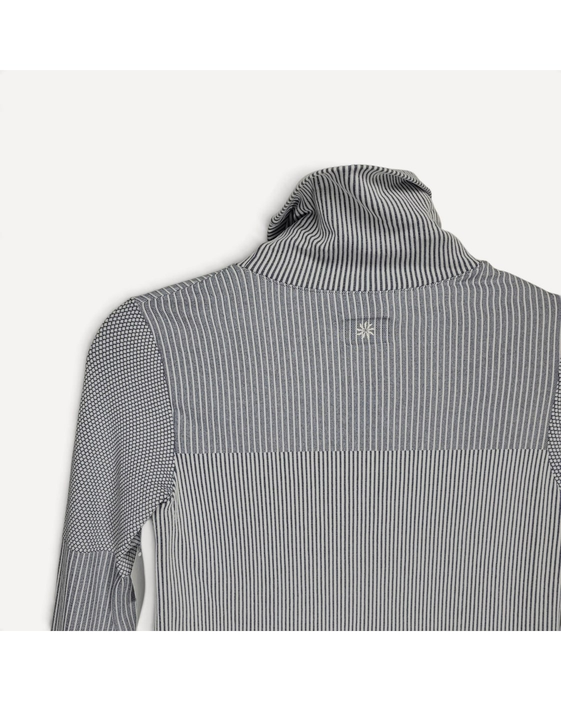 ATHLETA Striped Seamless Turtleneck Top