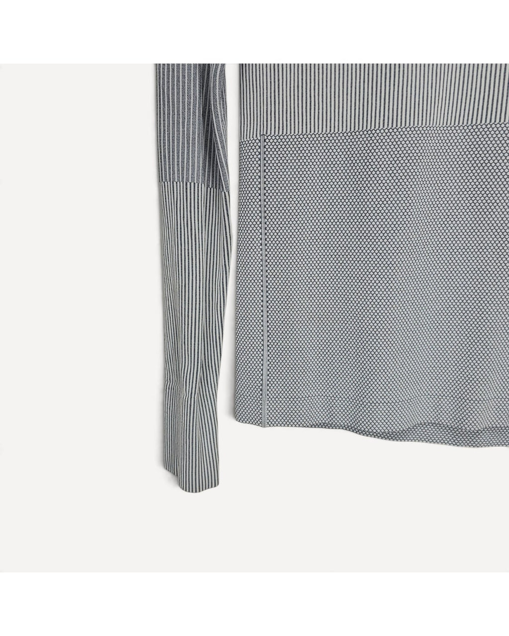 ATHLETA Striped Seamless Turtleneck Top