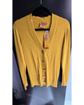 TORY BURCH Simone V-Neck Logo-Button Cardigan - NWT