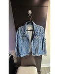 OLD NAVY Studded Graphic Boyfriend Denim Jacket