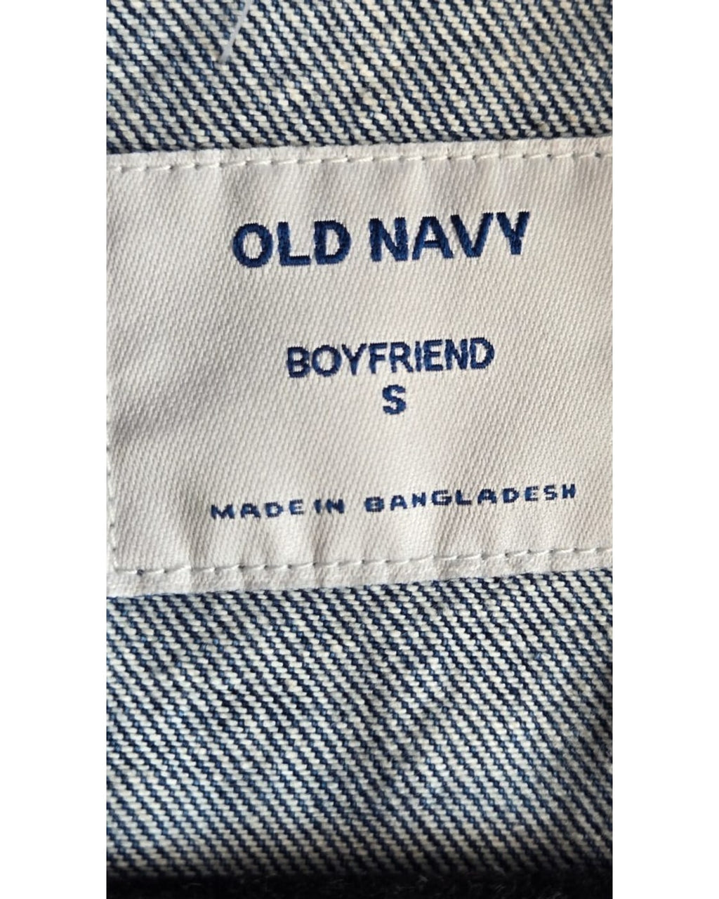 OLD NAVY Studded Graphic Boyfriend Denim Jacket