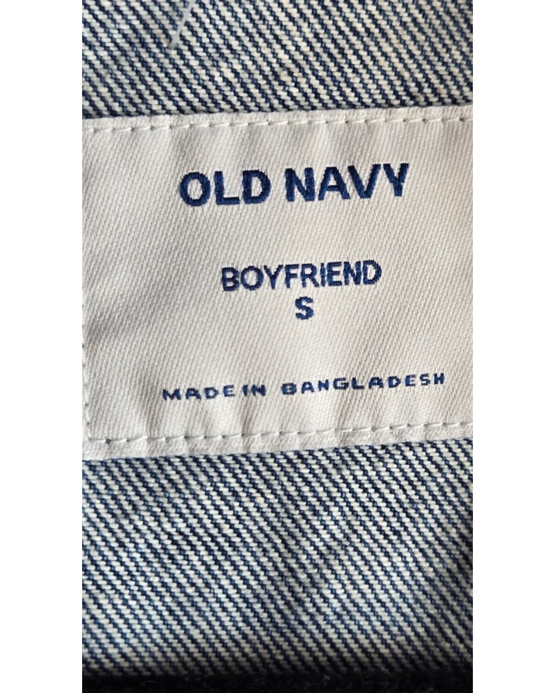 OLD NAVY Studded Graphic Boyfriend Denim Jacket