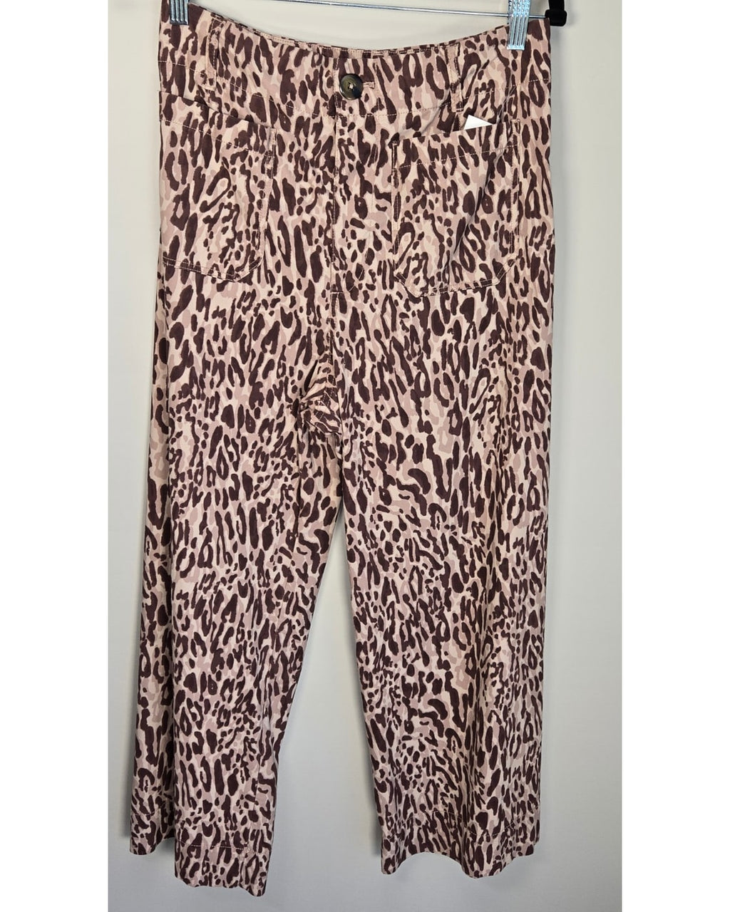 maeve Leopard Print Colette Cropped Pants