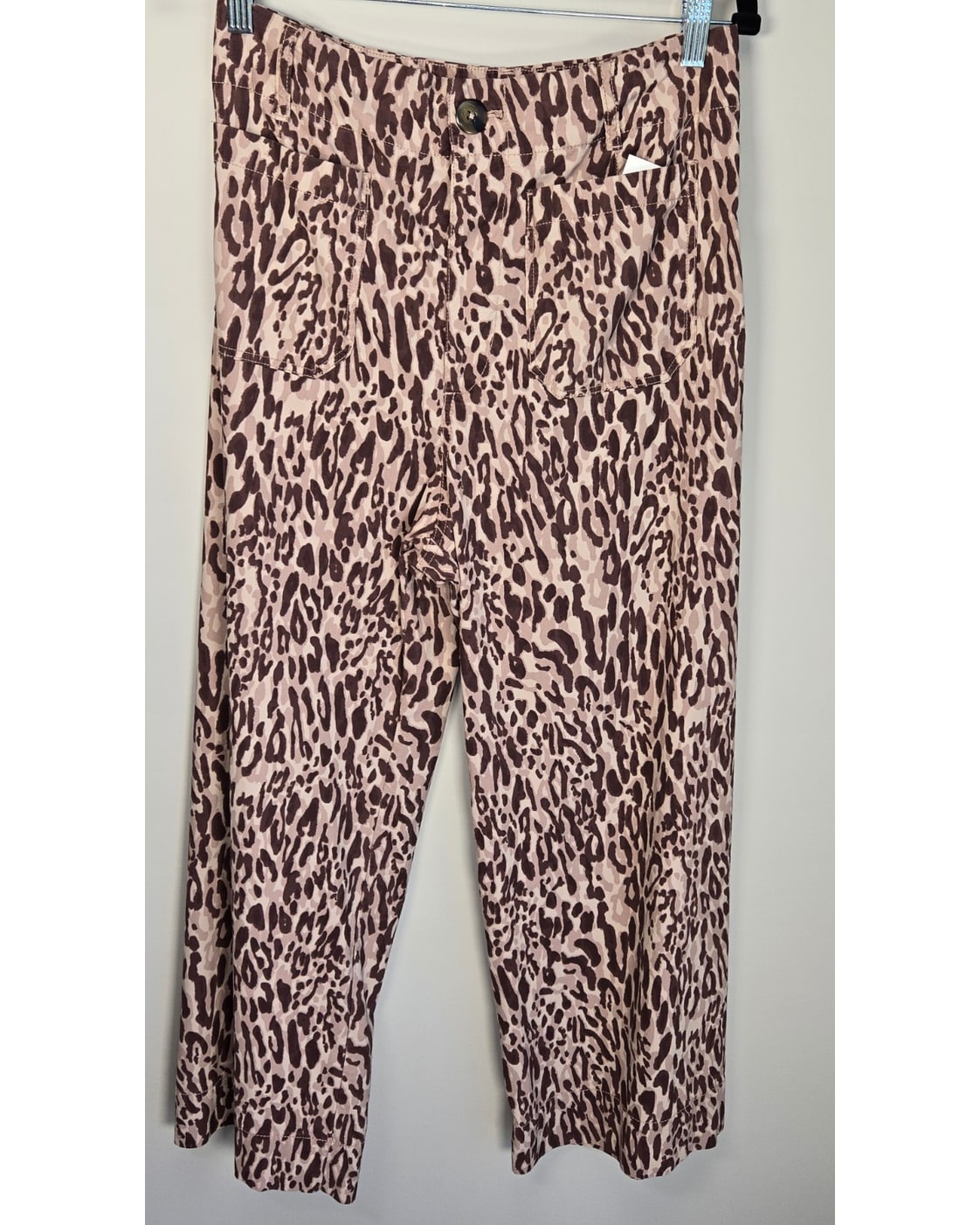 maeve Leopard Print Colette Cropped Pants