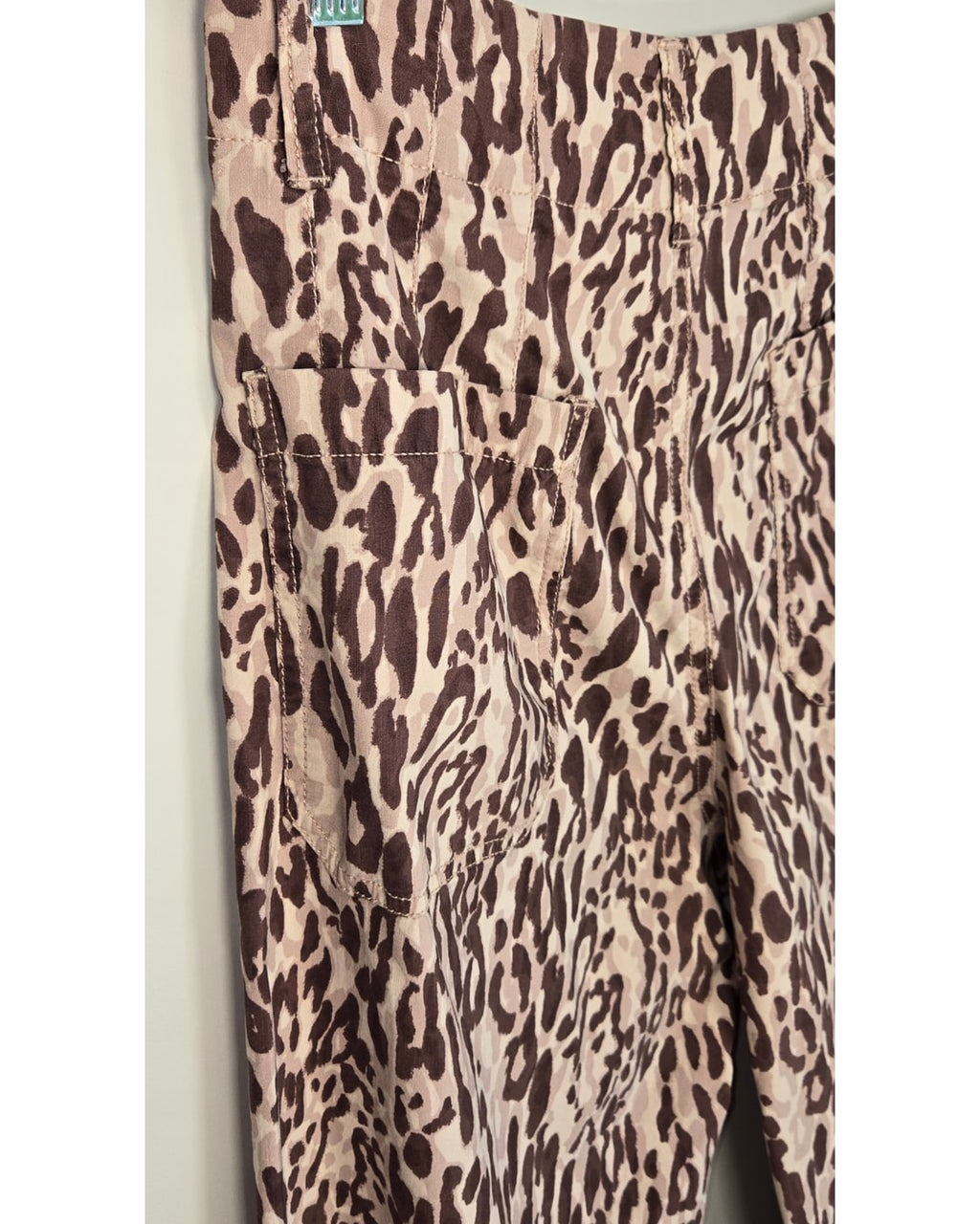 maeve Leopard Print Colette Cropped Pants