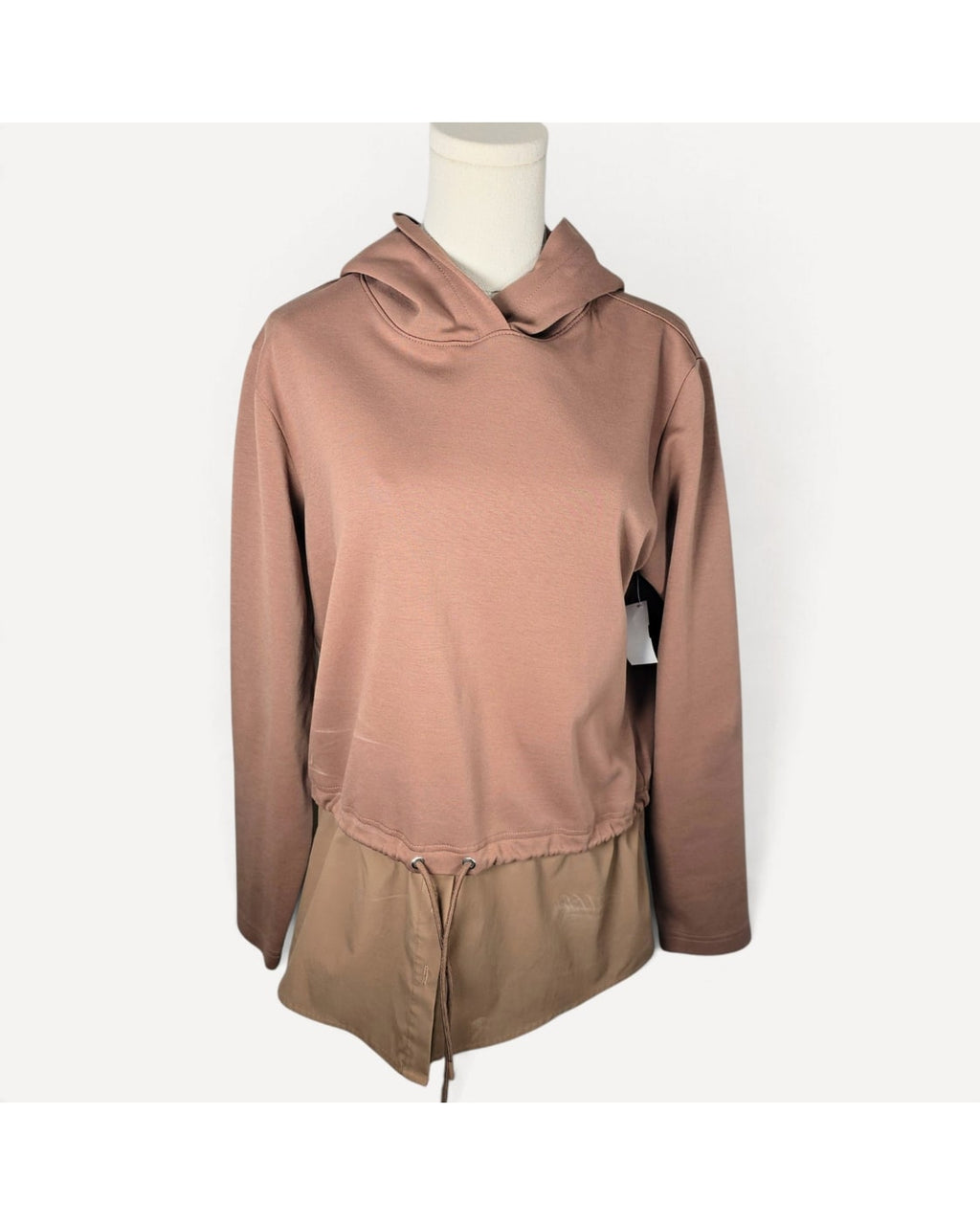 ATHLETA Gallery Layered Shirttail Hoodie
