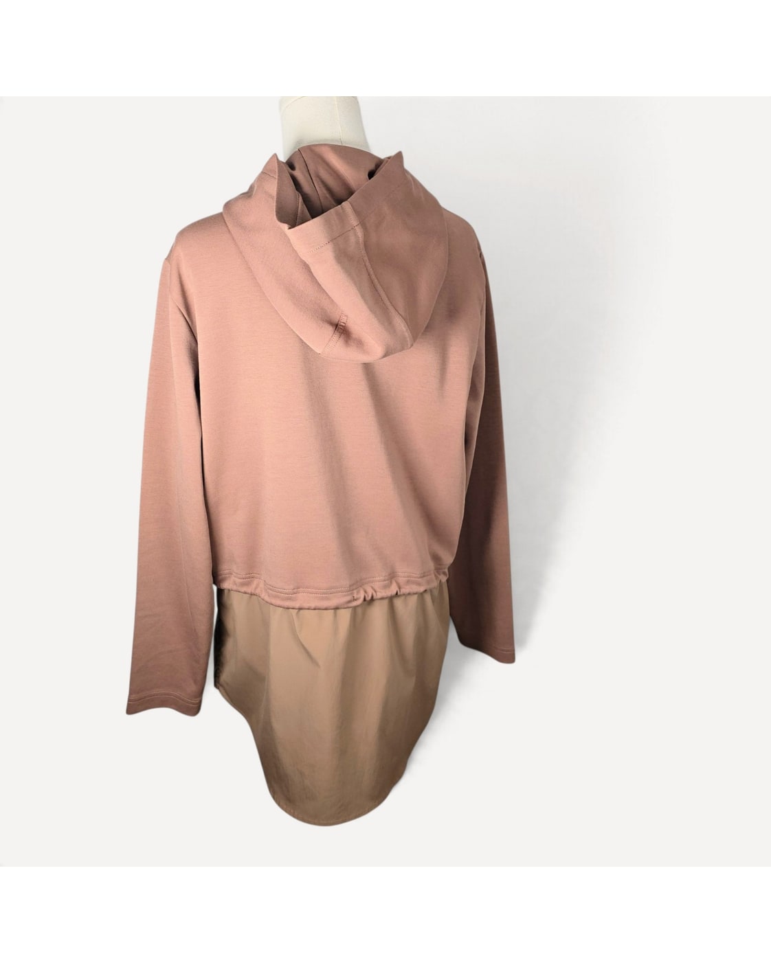 ATHLETA Gallery Layered Shirttail Hoodie