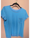 J.Crew Contrast-Stitch Pocket T-Shirt