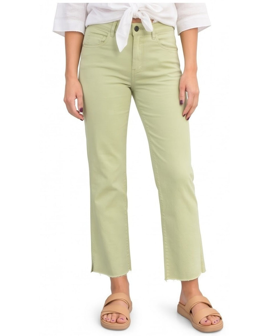 Anniewear High Rise Straight Leg Jeans
