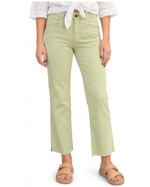 Green Anniewear Denim Anniewear High Rise Straight Leg Jeans, size S