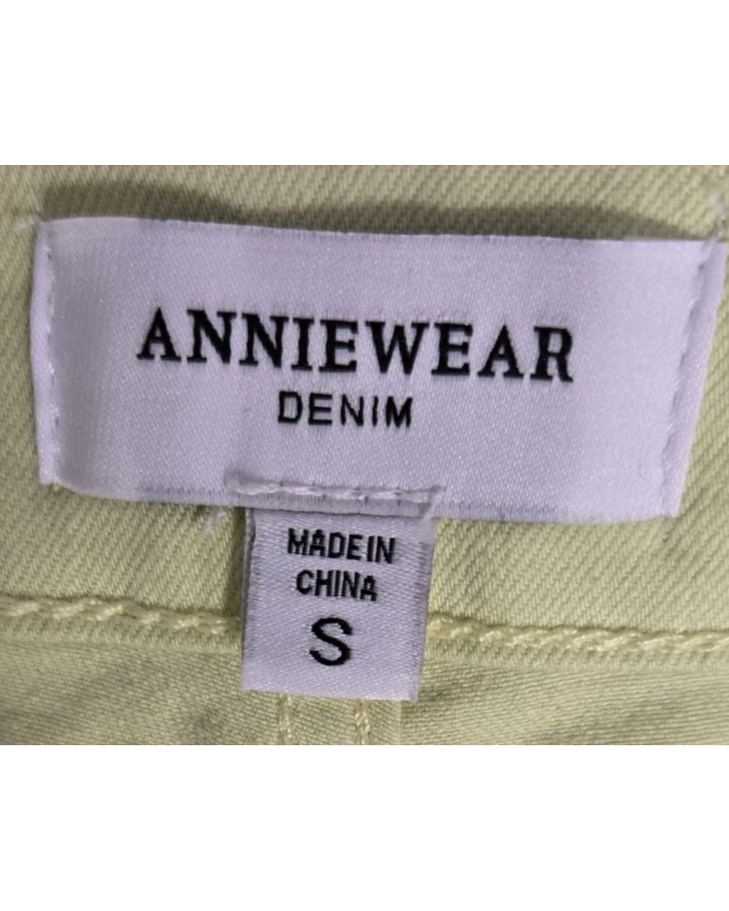 Anniewear High Rise Straight Leg Jeans