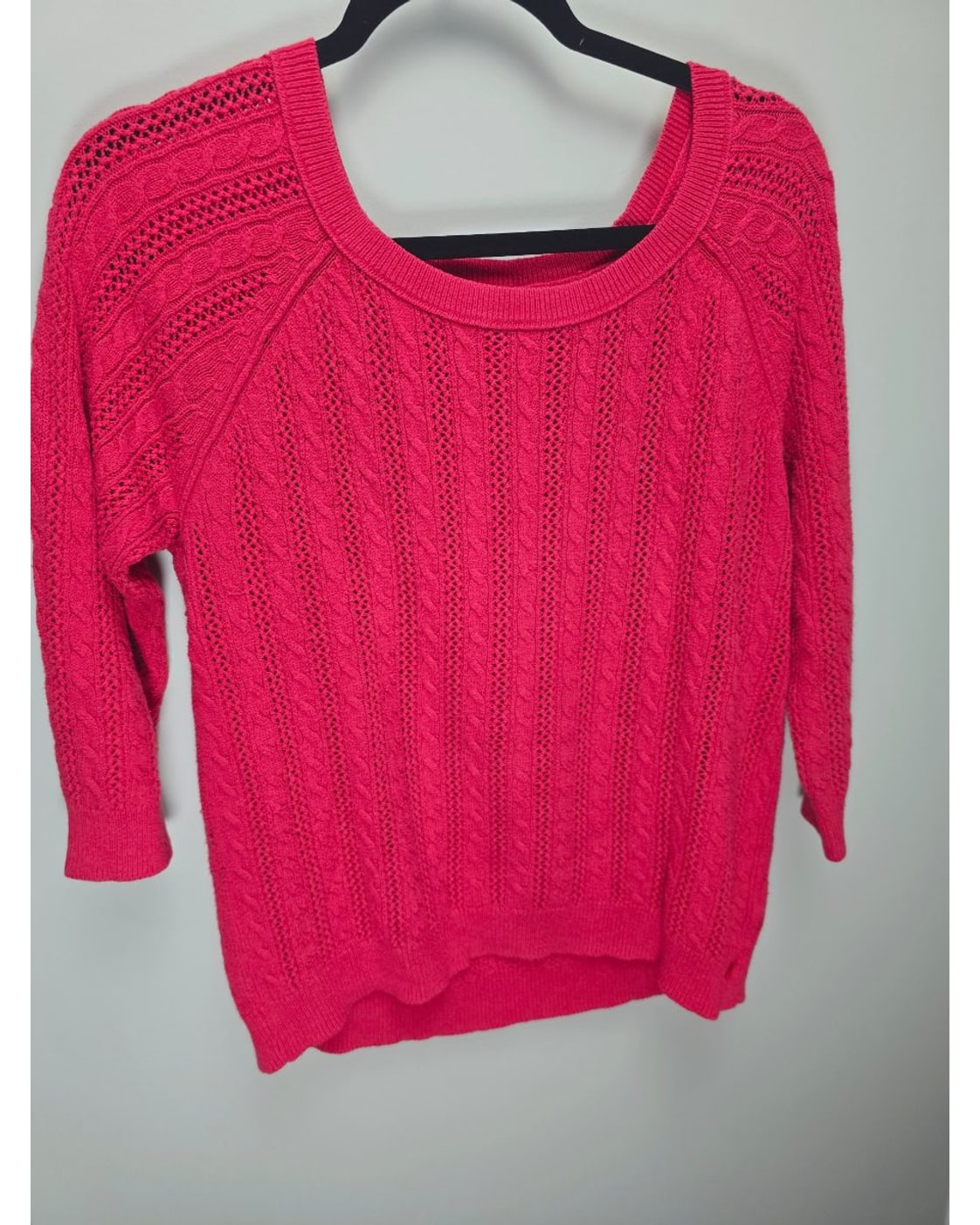 American Eagle Outfitters Open-Knit Scoop Neck Sweater