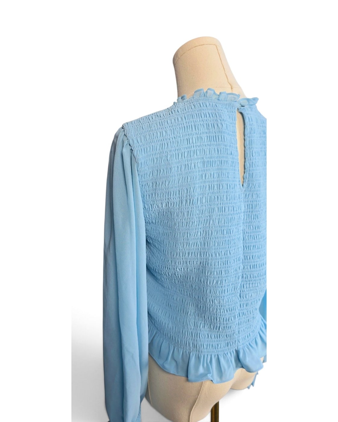 cinq à sept Audrina Smocked Bow Blouse