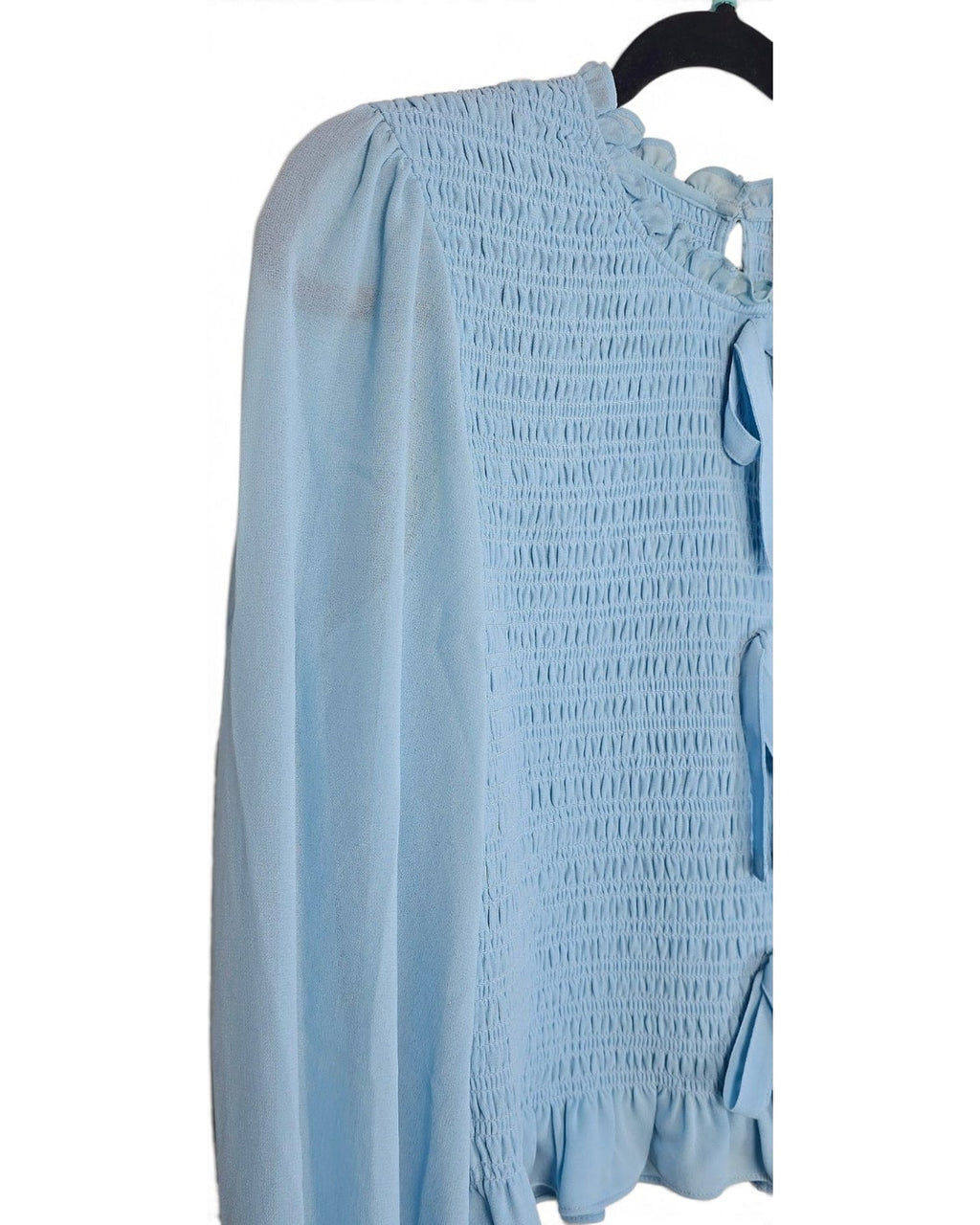 cinq à sept Audrina Smocked Bow Blouse