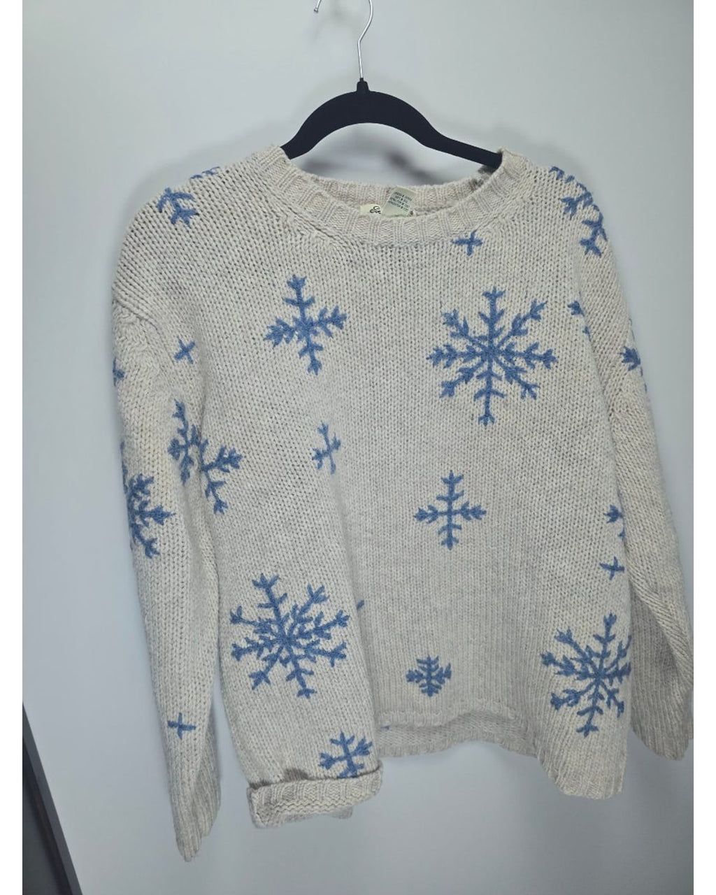 Eddie Bauer Snowflake Wool Sweater