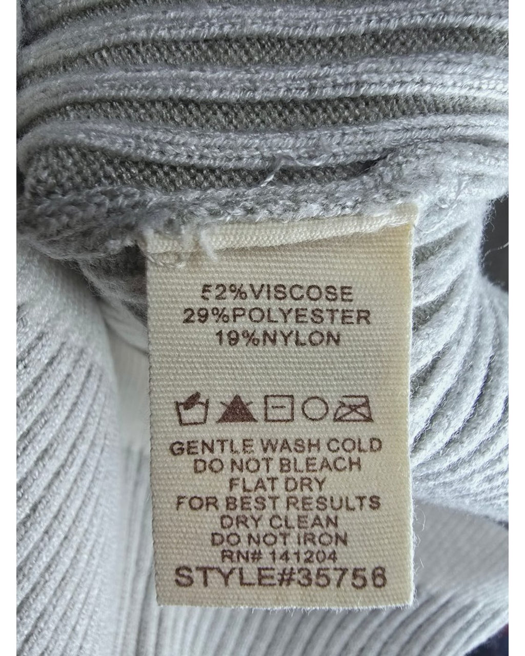 Hem & Thread Ribbed Henley Knit Top - Style# 35758