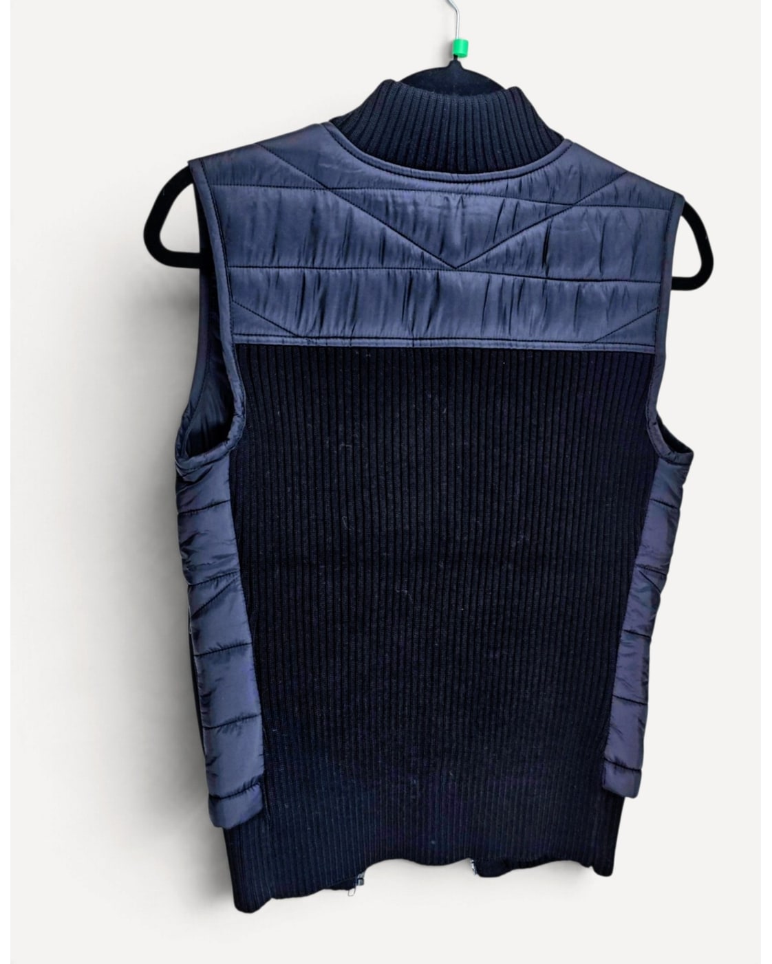 LIVERPOOL LOS ANGELES Quilted Mixed-Media Vest
