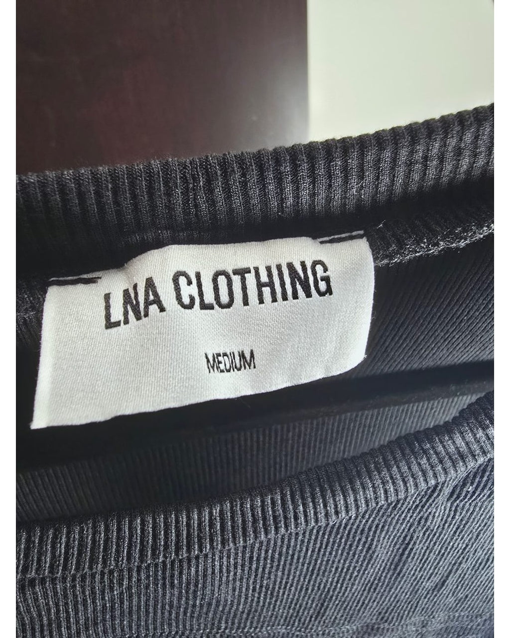 LNA Clothing Ribbed Cutout Tank Top