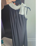 White House Black Market Halter Tie-Neck Midi Shift Dress - Style# 570284309