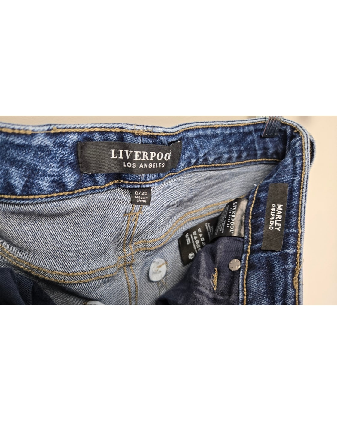 Liverpool Los Angeles Marley Girlfriend Cuffed Jeans