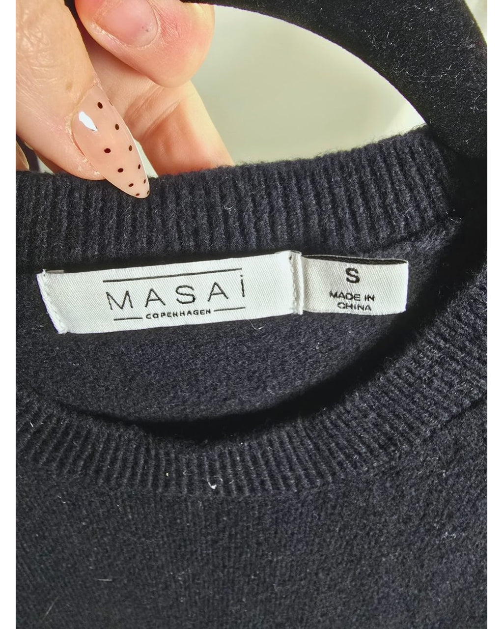 MASAI COPENHAGEN Mafilizia Jeweled Shoulder Crewneck Sweater