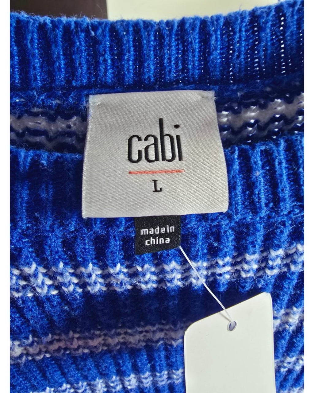 cabi Striped Popular Pullover Sweater - Style# 6165