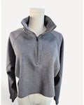 EXPRESS Cropped Quarter-Zip Pullover - Style# 5745