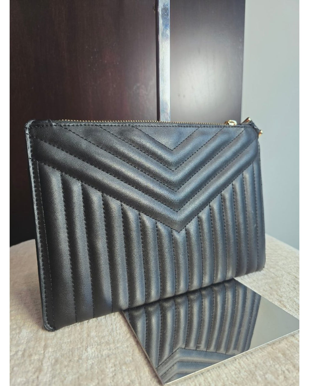 a new day Chevron Quilted Wristlet Clutch