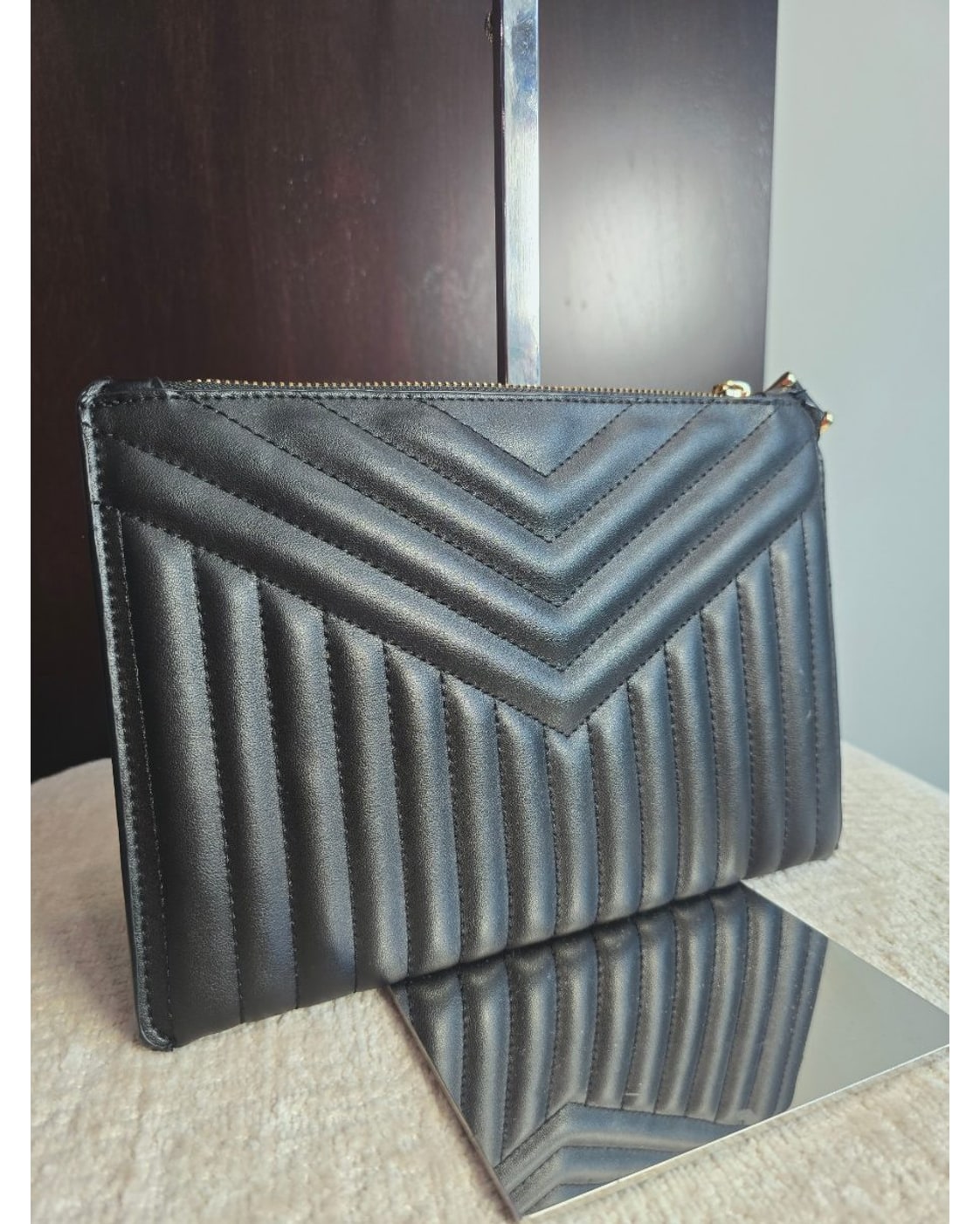 a new day Chevron Quilted Wristlet Clutch