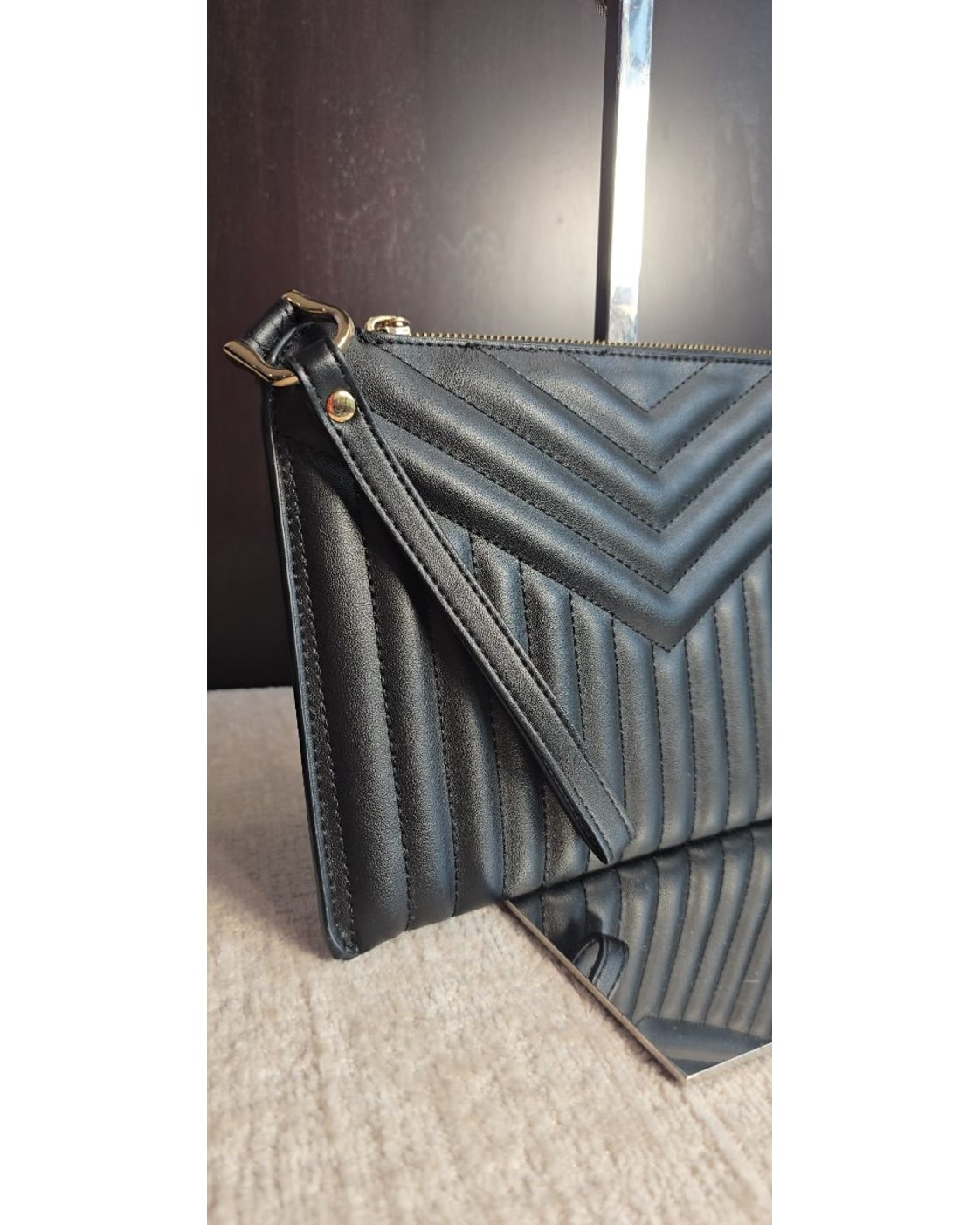 a new day Chevron Quilted Wristlet Clutch