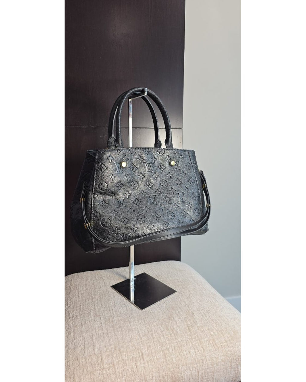 LOUIS VUITTON inspired Petit Palais PM Monogram Empreinte Handbag
