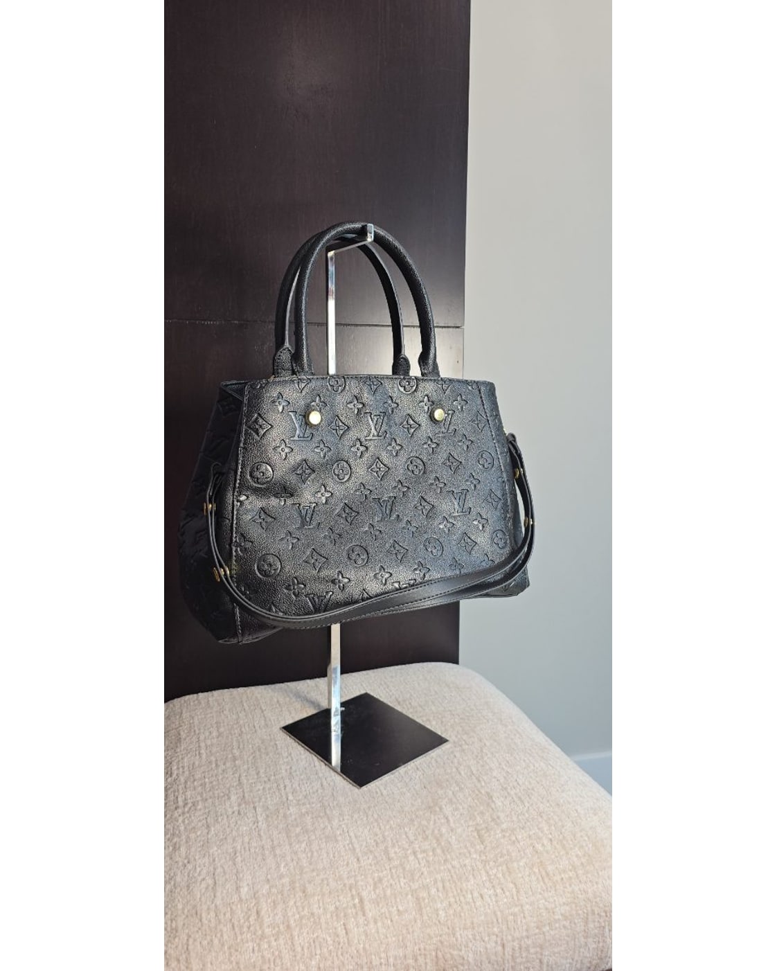 LOUIS VUITTON inspired Petit Palais PM Monogram Empreinte Handbag