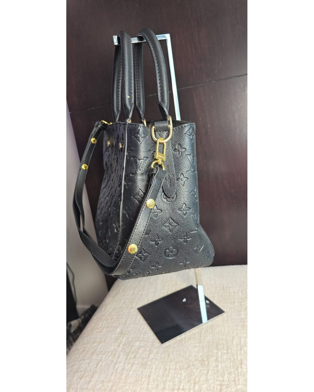 LOUIS VUITTON inspired Petit Palais PM Monogram Empreinte Handbag