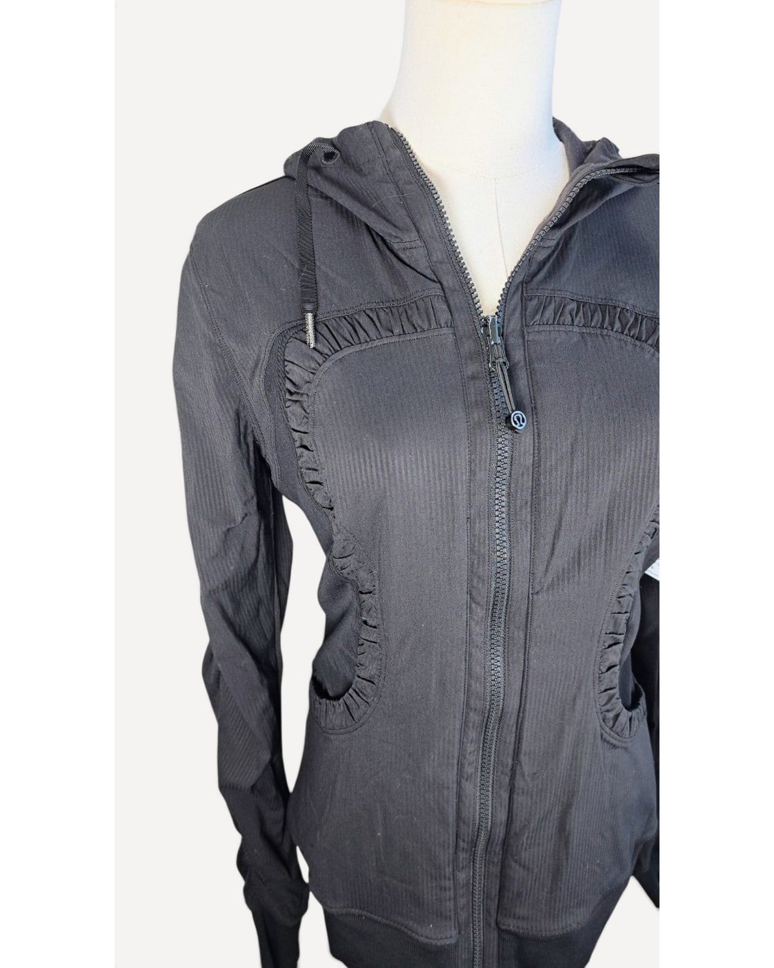 Lululemon Ruched Reversible Full-Zip Hooded Jacket