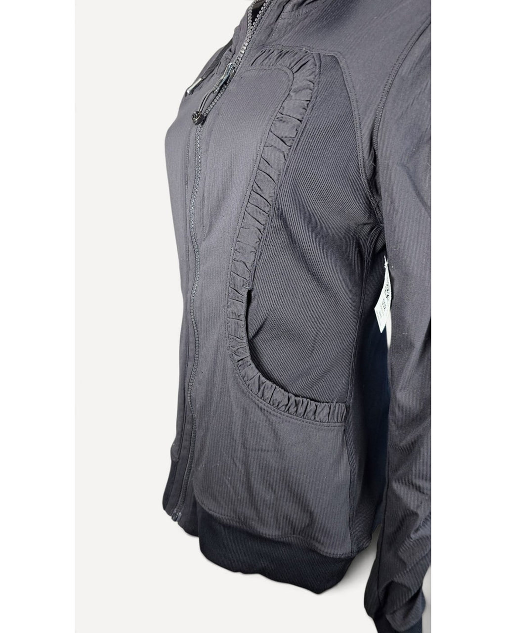 Lululemon Ruched Reversible Full-Zip Hooded Jacket