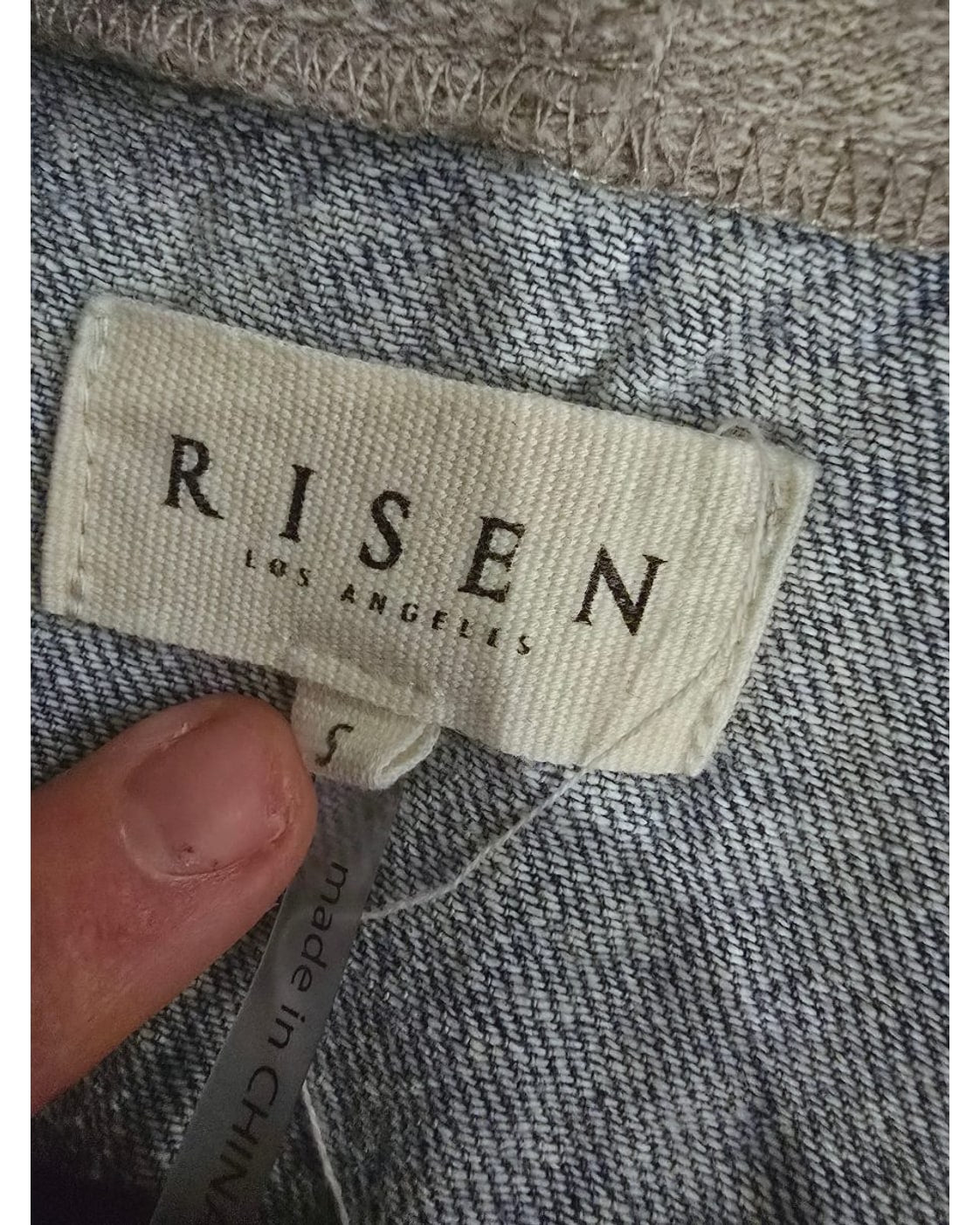 RISEN Hadlee Distressed Hooded Denim Shirt Jacket - Style# RDJ1128