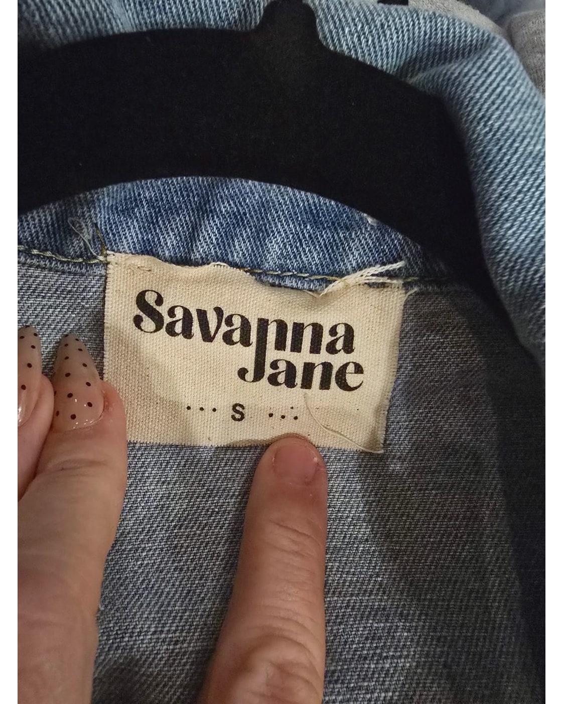 Savanna Jane Pearl Embellished Denim Jacket - Style# 100181