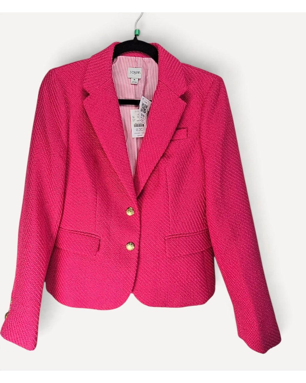 J.CREW Tweed Schoolboy Blazer - Style# BW287 - NWT