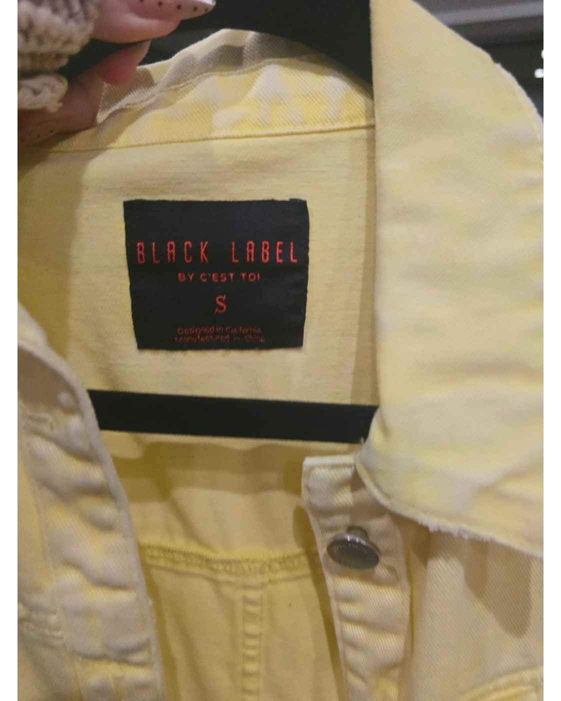 BLACK LABEL BY C'EST TOI Raw-Hem Denim Jacket - Style# JA4110C