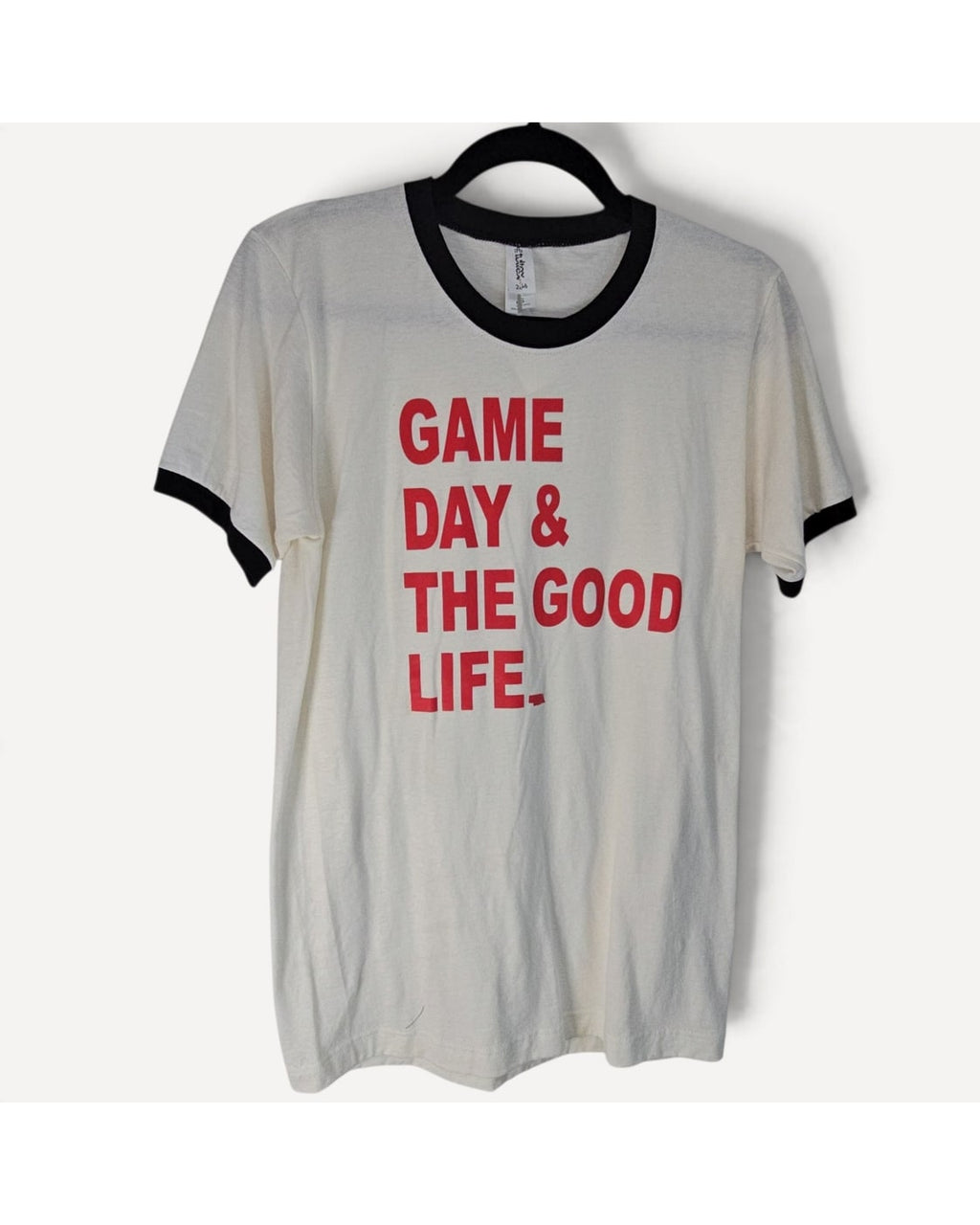 tultex Game Day & The G'OD Life Ringer T-Shirt - Style# 246