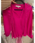 endless rose Surplice Pleated Blouse