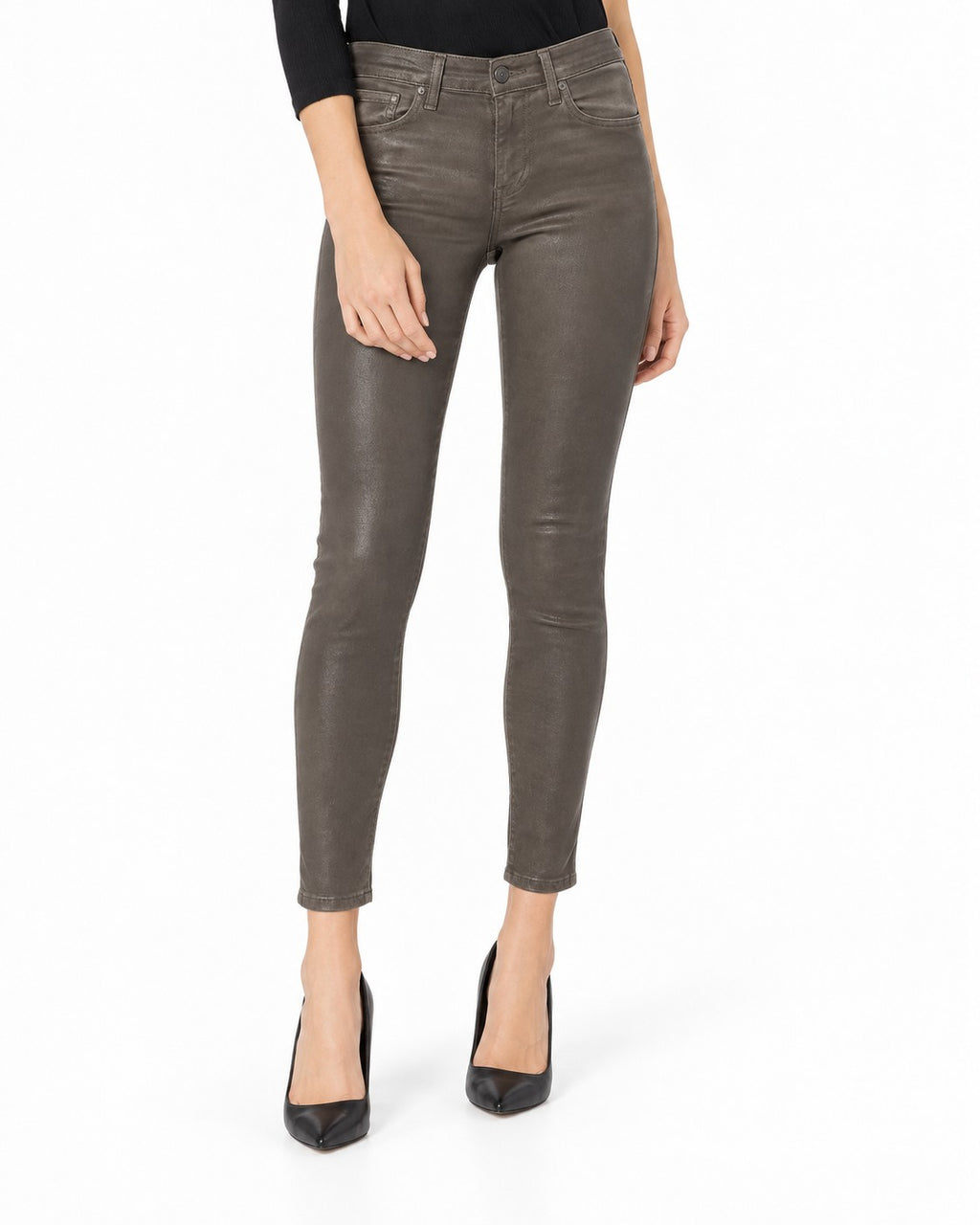 HUDSON Nico Mid-Rise Super Skinny Ankle Jeans - Style# WMA407GWF