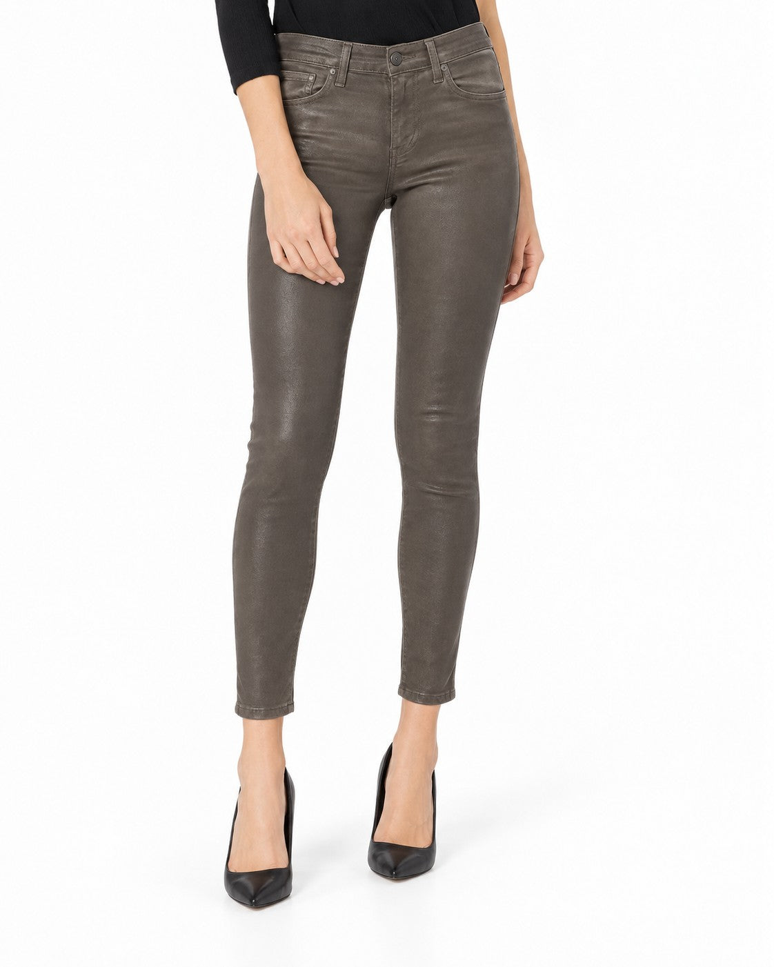 HUDSON Nico Mid-Rise Super Skinny Ankle Jeans - Style# WMA407GWF