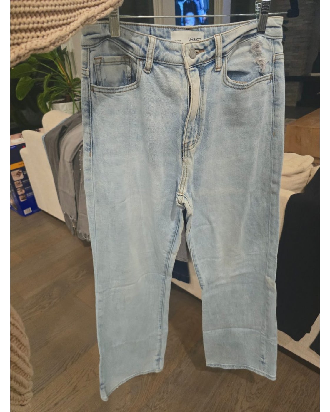 VERVET by Flying Monkey "Congenial" 90s Vintage Super High-Rise Flare Jeans
