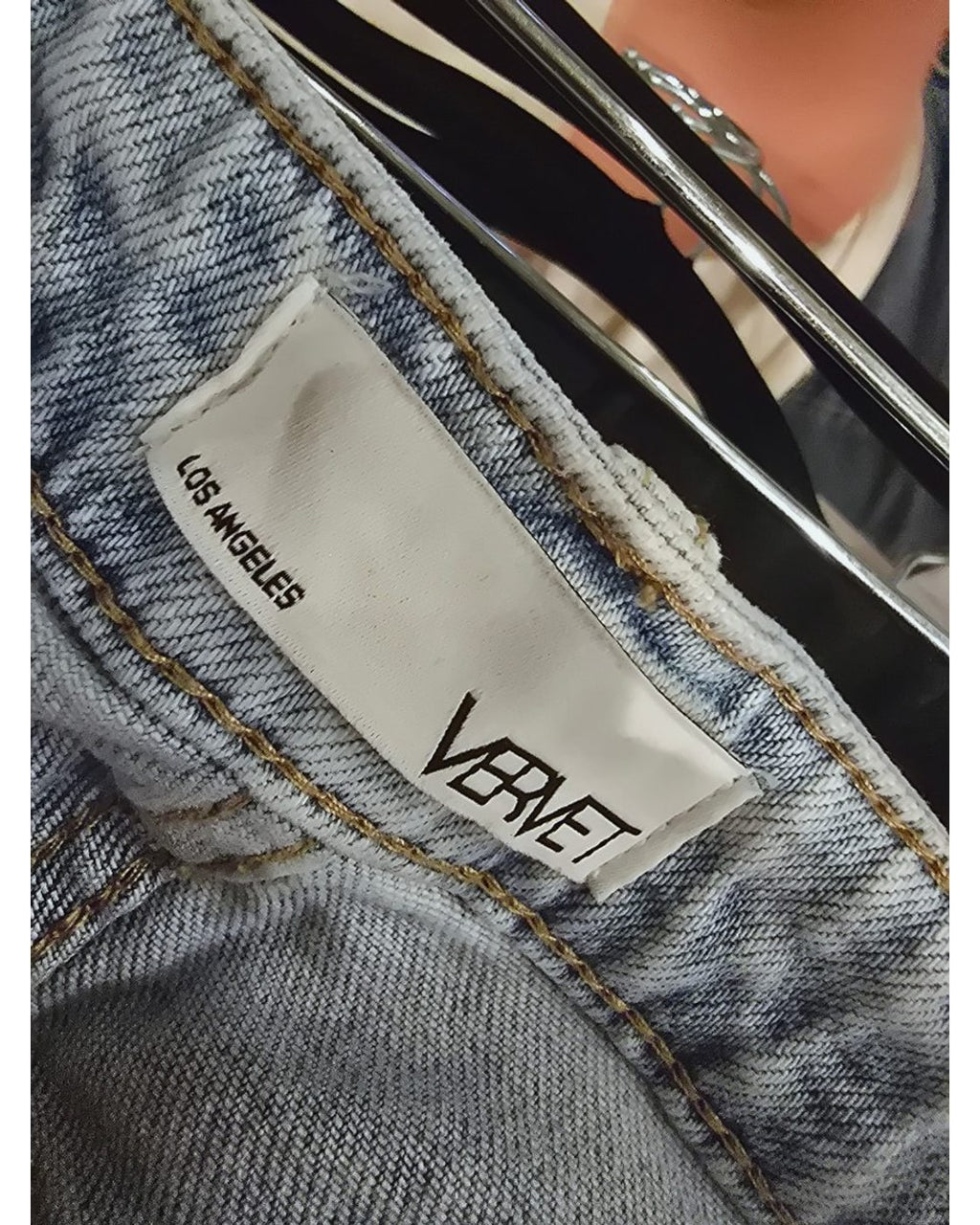 VERVET by Flying Monkey "Congenial" 90s Vintage Super High-Rise Flare Jeans