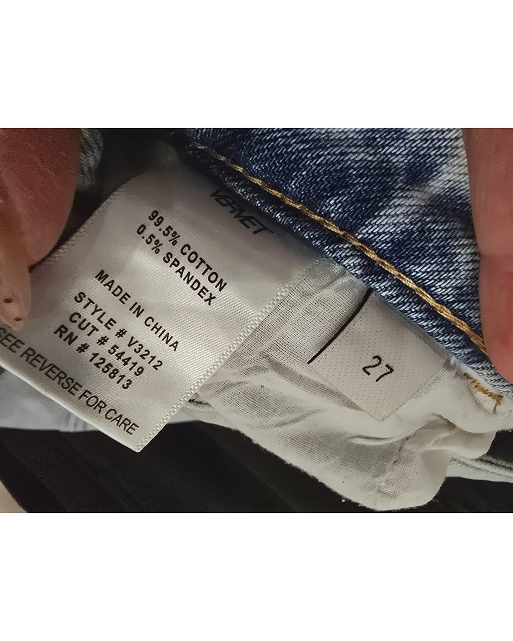 VERVET by Flying Monkey "Congenial" 90s Vintage Super High-Rise Flare Jeans